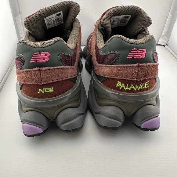 New Balance 9060 Burgundy Pink Mens 8.5 Athletic Sneaker Tennis Shoes main image 6